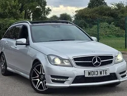 Silver Used 2013 Mercedes C250 AMG Estate | £5,495 (Fair price)