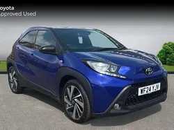 Blue Used 2024 Toyota Aygo Hatchback | £13,628 (Fair price)
