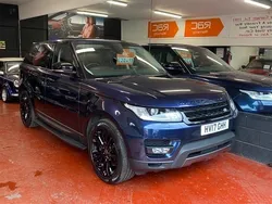 Blue Used 2017 Land Rover Range Rover Sport HSE Dynamic SUV | £19,995 (Super price)