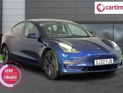 Blue Used 2022 Tesla Model 3 Long Range Sedan | £24,599 (Expensive)