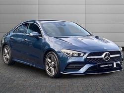 Blue Used 2022 Mercedes CLA220 AMG Line Premium Sedan | £23,495 (Fair price)