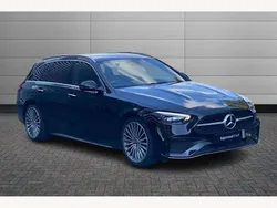 Black Used 2024 Mercedes C300e AMG Line Premium Estate | £33,390 (Fair price)