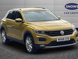 Yellow Used 2018 VW T-Roc SEL SUV | £14,499 (Fair price)