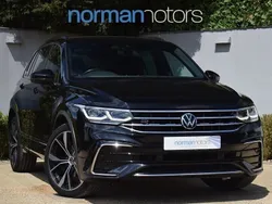 Black Used 2021 VW Tiguan R-line SUV | £25,495 (Fair price)