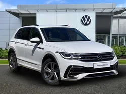 White Used 2023 VW Tiguan R-line Edition SUV | £26,642 (Fair price)