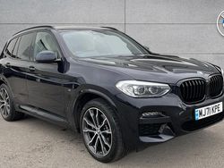 Black Used 2021 BMW X3 M Sport SUV | £29,490 (Fair price)