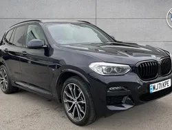 Black Used 2021 BMW X3 M Sport SUV | £30,490 (Fair price)
