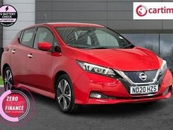 Red Used 2020 Nissan Leaf N-Connecta Hatchback | £8,990 (Fair price)