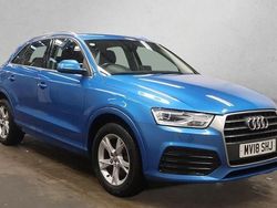 Blue Used 2018 Audi Q3 S-Line SUV | £14,499 (Fair price)