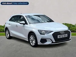White Used 2020 Audi A3 Hatchback | £17,107 (Good price)