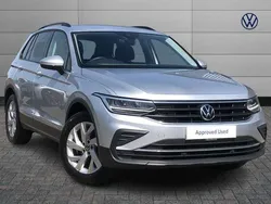 Silver Used 2021 VW Tiguan Life SUV | £16,230 (Fair price)
