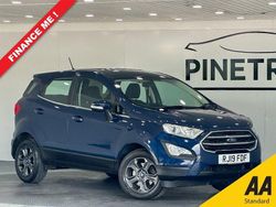Blue Used 2019 Ford Ecosport Zetec SUV | £7,699 (Fair price)