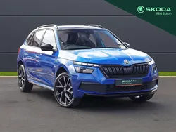 Race blue metallic Used 2022 Skoda Kamiq Monte Carlo SUV | £18,795 (Fair price)