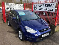 Blue Used 2014 Ford S-MAX Zetec MPV | £3,500 (Fair price)