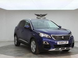 Blue Used 2019 Peugeot 3008 Allure Hatchback | £8,189 (Fair price)