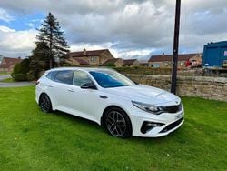 White Used 2018 Kia Optima 2 Estate | £7,995 (Fair price)