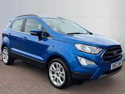 Blue Used 2022 Ford Ecosport Titanium SUV | £11,233 (Fair price)