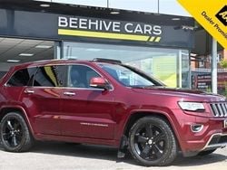 Red Used 2017 Jeep Grand Cherokee Overland SUV | £16,995 (Fair price)