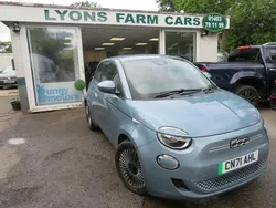 Blue Used 2021 Fiat 500e Action Hatchback | £9,995