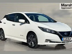 White Used 2019 Nissan Leaf N-Connecta Hatchback | £8,152 (Good price)