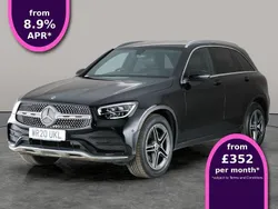 Black Used 2020 Mercedes GLC220 AMG line Estate | £23,134 (Fair price)