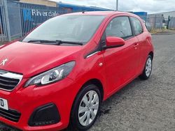 Red Used 2018 Peugeot 108 Active Hatchback | £3,395