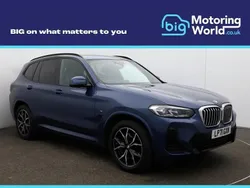 Blue Used 2022 BMW X3 M Sport SUV | £31,300 (Good price)