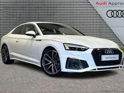 White Used 2021 Audi A5 S-Line Coupe | £21,995 (Good price)