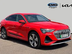 Red Used 2022 Audi e-tron Sportback S-Line SUV | £22,395 (Fair price)