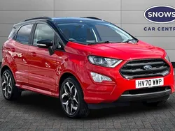 Red Used 2020 Ford Ecosport ST-Line SUV | £12,149 (Fair price)