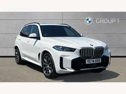 White Used 2024 BMW X5 M Sport SUV | £70,893 (Fair price)