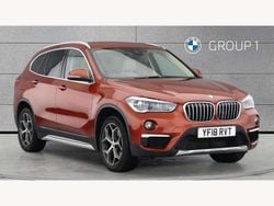 Orange Used 2018 BMW X1 xLine SUV | £14,990 (Fair price)
