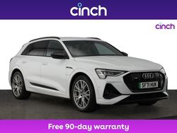 White Used 2021 Audi e-tron Comfort SUV | £20,349 (Expensive)