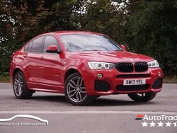 Red Used 2017 BMW X4 M Sport SUV | £15,299 (Fair price)