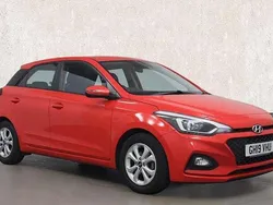 Red Used 2019 Hyundai i20 SE Hatchback | £9,861 (Fair price)