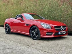 Red Used 2013 Mercedes SLK250 AMG Cabriolet | £8,995 (Fair price)
