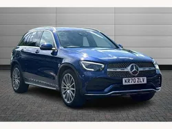 Blue Used 2020 Mercedes GLC220 AMG Line Premium SUV | £30,730 (Expensive)