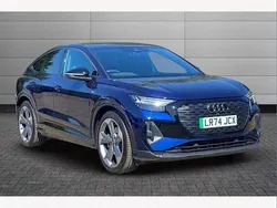 Blue Used 2024 Audi Q4 Sportback e-tron Black Edition SUV | £38,450
