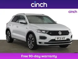 Silver Used 2021 VW T-Roc R-line SUV | £19,959 (Fair price)