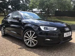 Black Used 2014 Audi A3 S-Line Hatchback | £6,990 (Expensive)