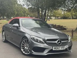 Grey Used 2017 Mercedes C220 AMG Line Premium Plus Cabriolet | £13,995 (Fair price)