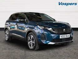 Blue Used 2022 Peugeot 3008 Allure Premium SUV | £16,500 (Fair price)