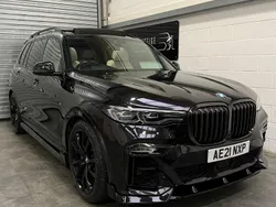Black Used 2021 BMW X7 M Sport SUV | £47,989 (Fair price)