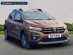 Orange Used 2021 Dacia Sandero Comfort Hatchback | £9,619 (A bit pricey)
