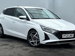 White New 2025 Hyundai i20 Premium Hatchback | £20,906 (Fair price)