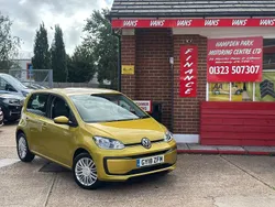 Honey yellow Used 2018 VW up! move up! Hatchback | £7,480 (Good price)