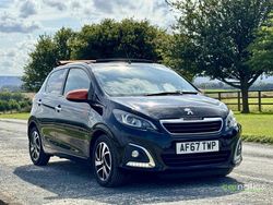 Black Used 2017 Peugeot 108 Roland Garros Hatchback | £4,995 (Fair price)