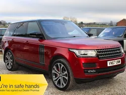 Red Used 2017 Land Rover Range Rover SVAutobiography Dynamic Black SUV | £39,950