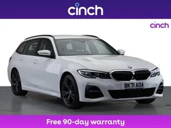 White Used 2021 BMW 320 M Sport Estate | £22,799 (Fair price)