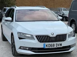 White Used 2019 Skoda Superb SE L Executive Estate | £10,995 (Super price)